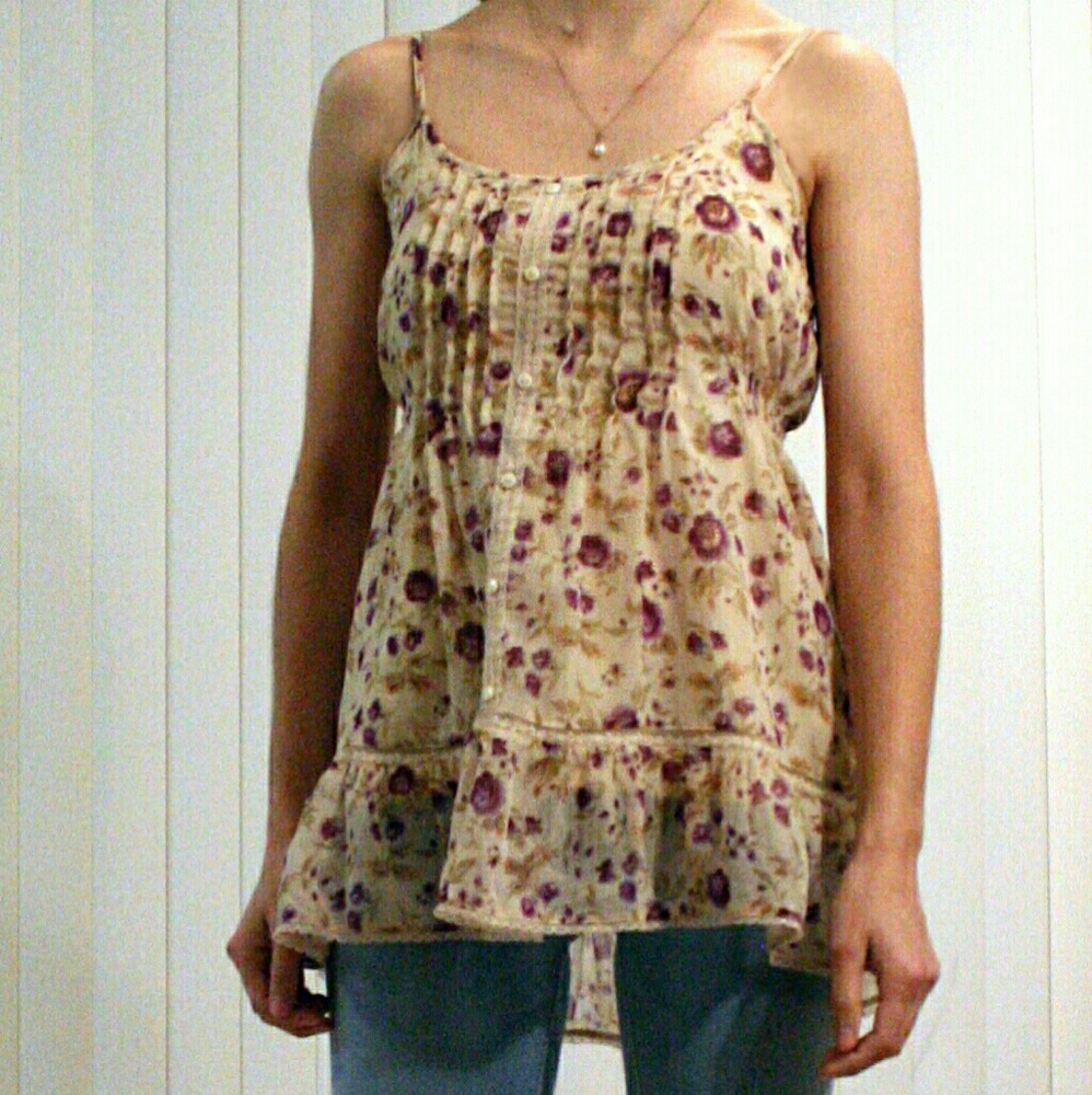 Fun, flirty peasant tank